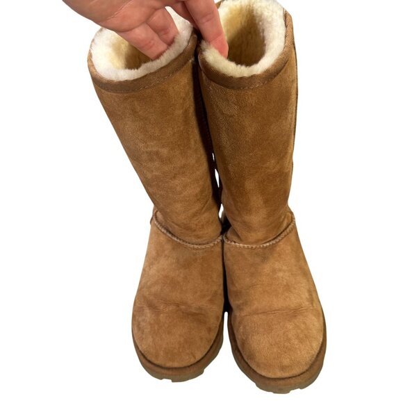 Ugg Classic Tall Sheepskin Boots Sz 6/37 - Picture 2 of 10